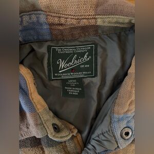 Woolrich Men's Blue and Brown Jacket